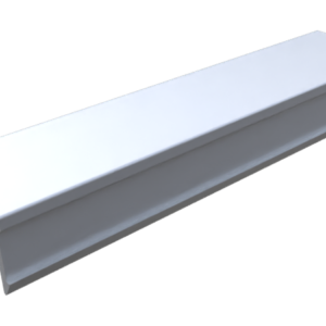 Cache rainure, R10B, PP, gris (barre 2m)