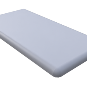 Cache d'extrémité 45x90, R10B, PA, gris