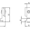 Kit équerre interne R, R10B, acier, zingué – Image 2