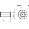Vis M12x30, Torx, acier zingué – Image 2