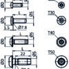 Vis autoformeuse, S12x30, Torx, acier zingué – Image 2