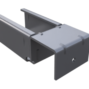 Support rail à galet ST, gamme D28, sans butée, acier zingué