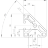 Profilé 30x30 45° R6I – Image 2