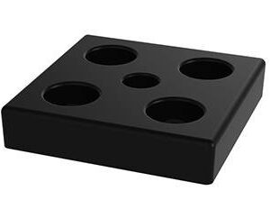 Plaque de base 60x30 M10 peint noir