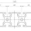 Profilé 160x40 R8I – Image 2