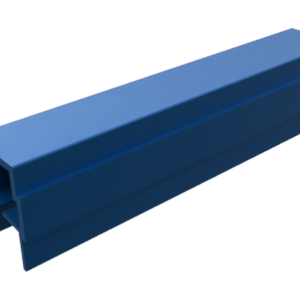 Profilé cache et réduction, R8I, bleu RAL 5005, (barre 2m)