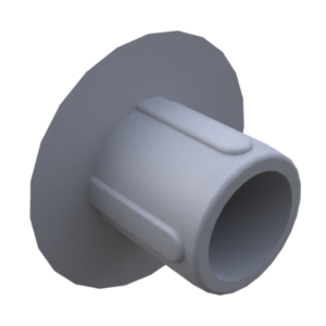 Bouchon plastique gris Ø7.5 mm