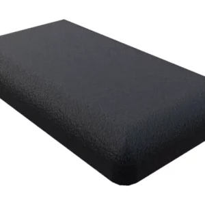 Cache plastique noir pour profilé aluminium 32x12 en rainure de 8mm