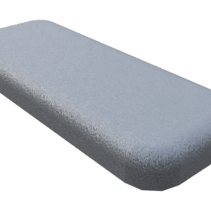 Cache d'extrémité 16x40, R8I, PA, gris