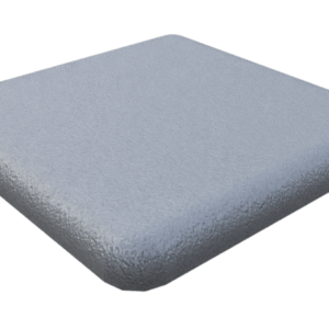 Cache d'extrémité 40x40, R8I, PA, gris