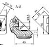 Cache équerre automatique 40, PA, noir – Image 2