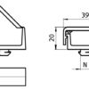 Base Clip câble, R8I, PA, noir – Image 2