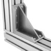 Equerre 160x160x80, M8, aluminium, peint. gris alu. – Image 3