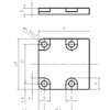 Kit plaque d'extrémité, pour Rail à Galet AL 40x40x5, acier zingué – Image 2