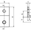 Fixation panneau 30, M8, aluminium anodisé – Image 2