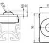 Insert d24 à bille acier chromé d16, bille acier – Image 2