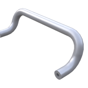 Poignée d10/120 20°, aluminium, anodisé entraxe 120