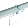 Porte étiquette suspendue, gamme D30, PVC, transparent, Lg100 – Image 3