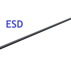 Profilé de glissement , ESD, noir, Lg2000