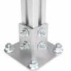 Console acier 45, 110, pour profilé 45x45 , acier, peint gris alu – Image 3