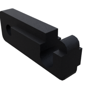 Support de rouleau R8/10, d8, PA, noir