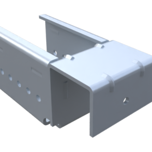 Support rail à galet AL, gamme D28, acier zingué