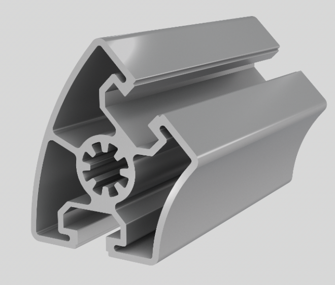 Profilé type R10B R45X90 45°