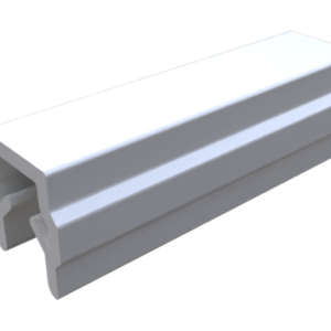 Profilé cache et réduction U, R5I incolore (barre 2m)