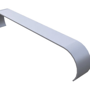 Frein R28-30 pour rail à galet, ESD, acier inoxydable