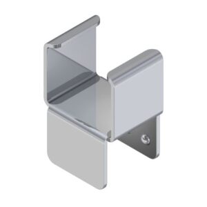 Support intermédiaire 90° D28 rail à galets