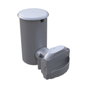 Fixation centrale R8I, tête carré, 0-90°