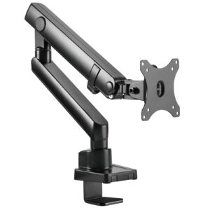 Support articulé pour écran de 17 à 32", fixation étau de 10 à 50mm